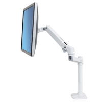 Кронштейн для монитора c газлифтом Ergotron 45-537-216 LX Desk Monitor Arm, Tall Pole (White)