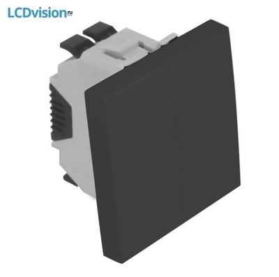 Выключатель двухклавишный - 2 модуля 10А — 250В~ Efapel 45061 Two Circuits Switch - 2 Modules Выключатель двухклавишный - 2 модуля 10А — 250В~ Efapel 45061 Two Circuits Switch - 2 Modules