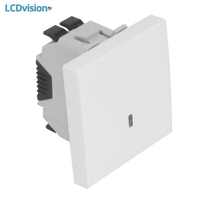 Выключатель кнопочный c подсветкой – 2 модуля 10А — 250В~ Efapel 45152 Rocker Push-button with Orienting Light - 250V~ - 2 Modules Выключатель кнопочный c подсветкой – 2 модуля 10А — 250В~ Efapel 45152 Rocker Push-button with Orienting Light - 250V~ - 2 Modules