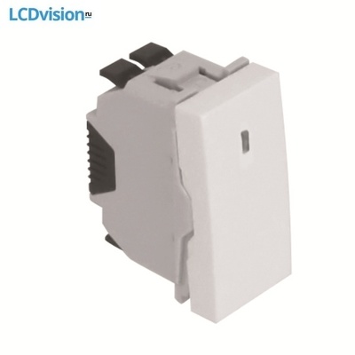 Выключатель кнопочный c сигнальной лампой – 1 модуль 10А — 250В~ Efapel 45153 Rocker Switch with Independent Pilot Lamp (250V~) - 1 Module Выключатель кнопочный c сигнальной лампой – 1 модуль 10А — 250В~ Efapel 45153 Rocker Switch with Independent Pilot Lamp (250V~) - 1 Module