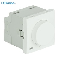 Диммерный выключатель поворотный универсальный 5 - 250Вт Efapel 45216 RLC Rotary Dimmer - 2 Modules