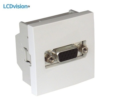 Розетка VGA HD15 - 2 модуля Efapel 45430 Female HD15 Socket - 2 Modules Розетка VGA HD15 - 2 модуля Efapel 45430 Female HD15 Socket - 2 Modules