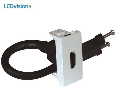 Розетка HDMI c коннектором - 1 модуль Efapel 45435 HDMI Socket with Connector - 1 Module Розетка HDMI c коннектором - 1 модуль Efapel 45435 HDMI Socket with Connector - 1 Module