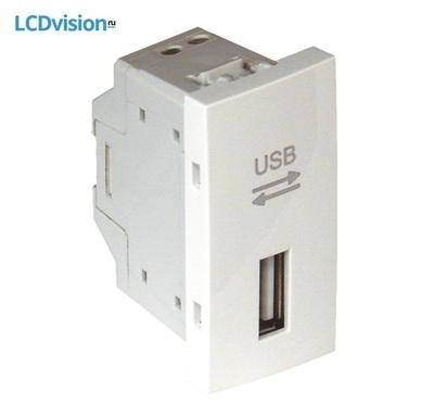 Розетка USB Data тип A - 1 модуль Efapel 45437 USB Data Socket - 1 Module Розетка USB Data тип A - 1 модуль Efapel 45437 USB Data Socket - 1 Module
