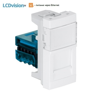 Розетка RJ45 CAT6A UTP c коннектором - 1 модуль Efapel 45440 Module with 1 RJ45 Cat. 6A UTP Connector (500 MHz) - 1 Module Розетка RJ45 CAT6A UTP c коннектором - 1 модуль Efapel 45440 Module with 1 RJ45 Cat. 6A UTP Connector (500 MHz) - 1 Module