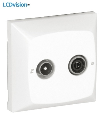 ТВ-Радио розетка накладная проходная Efapel 47532 SBR Equalized R - TV Socket for Series Connection (Crossover Type) ТВ-Радио розетка накладная проходная Efapel 47532 SBR Equalized R - TV Socket for Series Connection (Crossover Type)