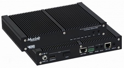 HDMI и DisplayPort over IP 4K/60 Uncompressed удлинитель MuxLab 500760-TX AV over IP 4K/60 Uncompressed Extender Transmitter HDMI и DisplayPort over IP 4K/60 Uncompressed удлинитель MuxLab 500760-TX AV over IP 4K/60 Uncompressed Extender Transmitter
