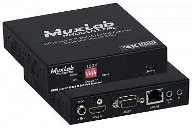 HDMI over IP 4K/30 H.264/H.265 удлинитель c PoE MuxLab 500763-TX HDMI over IP H.264/H.265 PoE Transmitter HDMI over IP 4K/30 H.264/H.265 удлинитель c PoE MuxLab 500763-TX HDMI over IP H.264/H.265 PoE Transmitter