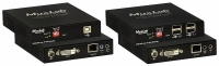 DVI и USB over IP удлинитель MuxLab 500771 KVM DVI over IP PoE Extender Kit
