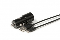 Автомобильное зарядное устройство Techlink iWires Lightning In-Car Charging Kit 1.0m