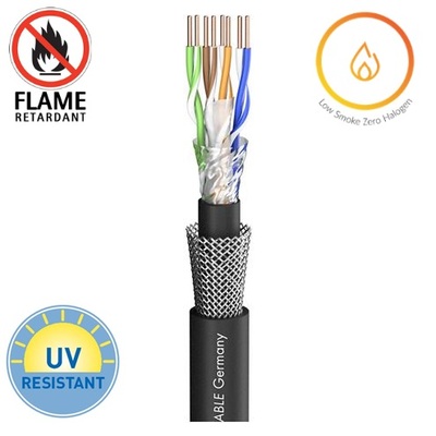 Витая пара Cat6 HDBaseT 350 МГц Sommer Cable 580-0201 SC-Mercator CAT.6 SUPERFLEX PUR-FRNC FCA