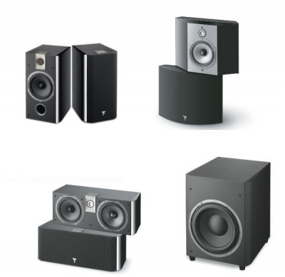 Комплект акустических систем 5.1 Focal Chorus 706 HTS Black Style