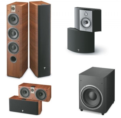 Комплект акустических систем 5.1 Focal Chorus 726 HTS Walnut