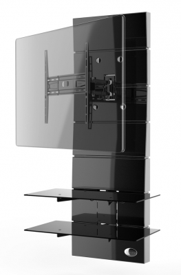 Модуль настенный c поворотным кронштейном Meliconi Ghost Design 3000 Black Модуль настенный c поворотным кронштейном Meliconi Ghost Design 3000 Black
