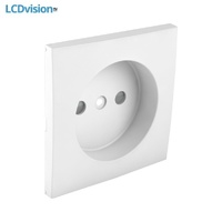 Лицевая панель для розетки 2K с защитными шторками Efapel 90622 Safety Cover Plate for Single Phase Socket