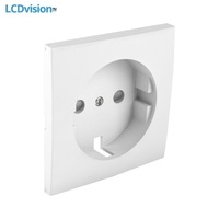 Лицевая панель для розетки 2K+З с защитными шторками Efapel 90632 Safety Cover Plate for Earth Socket (Schuko Type)