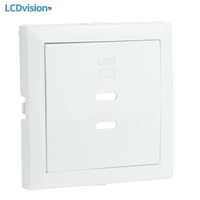 Лицевая панель для двойной зарядки тип С Efapel 90675 Cover Plate for USB Double Charger Type C