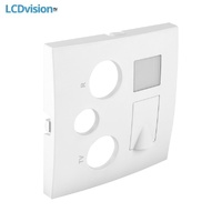 Лицевая панель для мультимедиа розетки Efapel 90770 Cover Plate for R - TV - SAT - RJ45 / R - TV - SAT - RJ45 - FO Multimedia Sockets