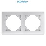 Рамка двойная Efapel 90920 Logus90 — Double Frame — Standard | Aquarella Рамка двойная Efapel 90920 Logus90 — Double Frame — Standard | Aquarella