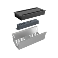 Встраиваемый розеточный блок Kondator 935-K44C (2S2U2LAN2UCa1HDMI)