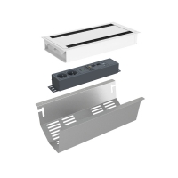 Встраиваемый розеточный блок Kondator 935-K45C (4S4U4LAN4UCa2HDMI)