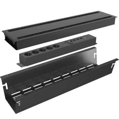 Встраиваемый розеточный блок Kondator 935-K47D (7S2LAN)
