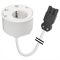 Встраиваемый розеточный блок Kondator 935-PD10-GST (1S4Ce)