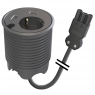Встраиваемый розеточный блок Kondator 935-PD14-GST (1S2UCa1Ce)
