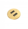Встраиваемое USB-зарядное устройство Kondator 935-PM30 Metal color (2UCa) Встраиваемое USB-зарядное устройство Kondator 935-PM30 Metal color (2UCa)
