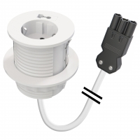 Встраиваемый розеточный блок Kondator 935-PM60-GST (1S1Ce)