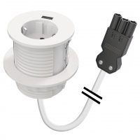 Встраиваемый розеточный блок USB порт-зарядка Kondator 935-PM61-GST (1S1UCa)