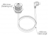 Встраиваемый розеточный блок USB порт-зарядка Kondator 935-PM61 (1S1UCa)