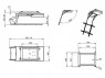 Моторизованный потолочный кронштейн для телевизора Multibrackets M Motorized Ceiling Mount Inverted