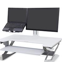 Кронштейн для монитора и ноутбука Ergotron 97-933-062 WorkFit LCD & Laptop Kit (White) Кронштейн для монитора и ноутбука Ergotron 97-933-062 WorkFit LCD & Laptop Kit (White)