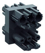 Распределительный блок 1 — 3 H-форма Wieland GST18i3 c возможностью монтажа Bachmann Distributor block Wieland GST18i3