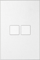 Контрольная панель KNX IPAS Contrattempo 2 Aluminium anodized, raised buttons