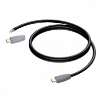 Кабель HDMI с одним неразделанным концом + разъем HDMI Procab HDM100