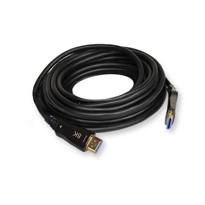 Активный оптический гибридный волоконно-медный HDMI кабель 4K QteX HFOC-100 HDMI 2.0 Type-A