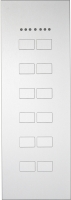 Контрольная панель KNX IPAS Largho 12R Aluminium anodized, raised buttons