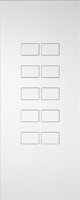 Контрольная панель KNX IPAS Largho 10 Aluminium anodized, raised buttons