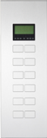 Контрольная панель KNX IPAS Largho LCD 12R Aluminium anodized, raised buttons