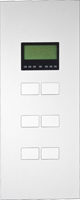 Контрольная панель KNX IPAS Largho LCD 6R Aluminium anodized, raised buttons Контрольная панель KNX IPAS Largho LCD 6R Aluminium anodized, raised buttons