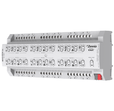 Актуатор многофункциональный KNX Zennio MAXinBOX 24 Актуатор многофункциональный KNX Zennio MAXinBOX 24