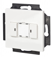Контрольная панель KNX IPAS Piazza 2 RGB White Gloss