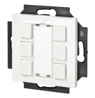 Контрольная панель KNX IPAS Piazza 6-T White Gloss