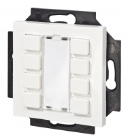 Контрольная панель KNX IPAS Piazza 8 White Gloss