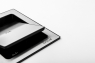 Встраиваемый розеточный блок Sсhulte EVOline PortPush (2S2UCa) Tempered Glass