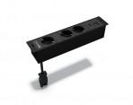 Розеточный блок IB Connect CUBOBOX4 - 3 x SOCKET OUTLET + 1 x 1 RJ45 COVER + 1 x USB 2.0 A/A (3S1LAN1U)