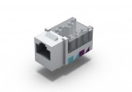 Модуль Keystone CAT6A UTP под обжим IB Connect CAT6A female connector Модуль Keystone CAT6A UTP под обжим IB Connect CAT6A female connector