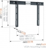 Фиксированный кронштейн для телевизора Vogels THIN 505 OLED TV